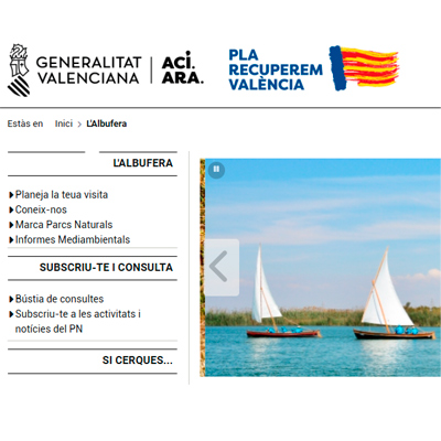 Conselleria. Parque Natural de l’Albufera